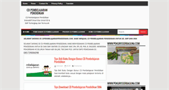 Desktop Screenshot of cdpembelajaranpendidikan.com